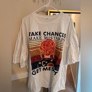 Plus size teacher tee